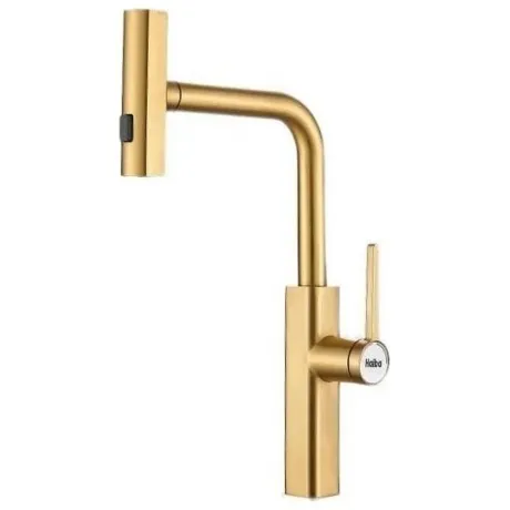 Смеситель для кухни Haiba с мультифункциональным изливом, матово...