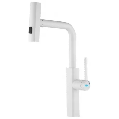 Смеситель для кухни Haiba с мультифункциональным изливом, белый ...