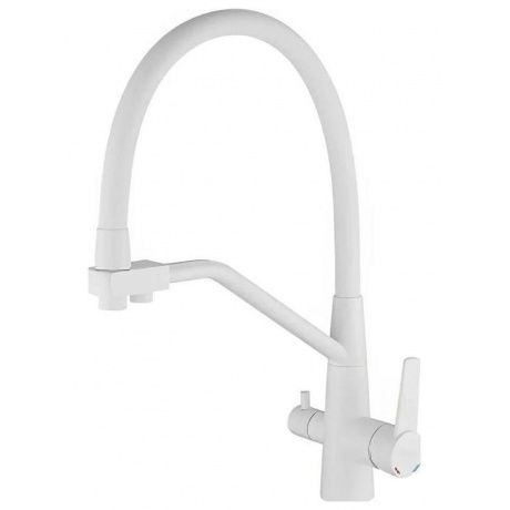 

Смеситель для кухни Haiba с подключением фильтра воды, белый (HB76822-8)