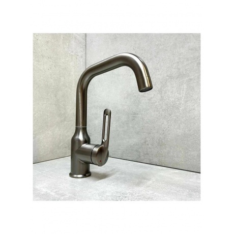 Смеситель для раковины Haiba оружейная сталь (HB10825-3) - фото 8