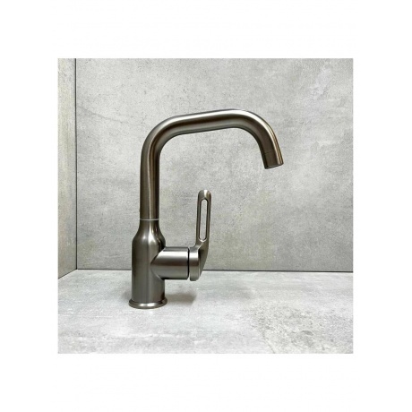 Смеситель для раковины Haiba оружейная сталь (HB10825-3) - фото 9