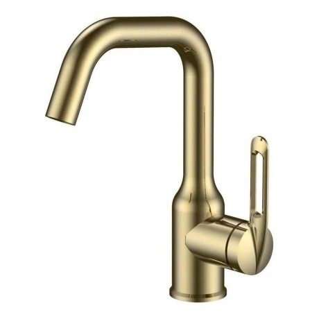 Смеситель для раковины Haiba матовое золото (HB10825-5) - фото 1