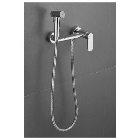 Гигиенический душ со смесителем Haiba хром (HB5516) - фото 4