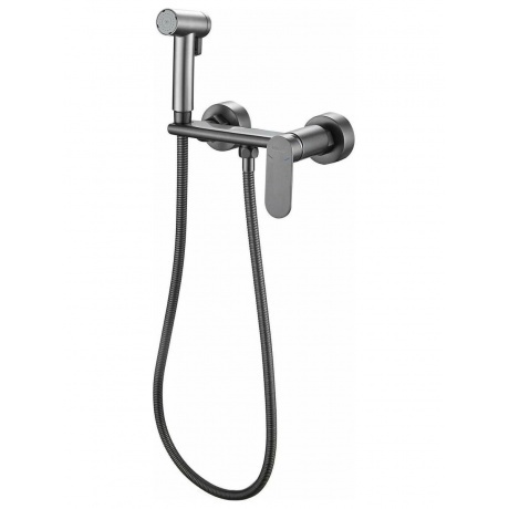 

Гигиенический душ со смесителем Haiba оружейная сталь (HB5516-3)