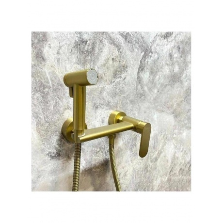 Гигиенический душ со смесителем Haiba матовое золото (HB5516-5) - фото 12