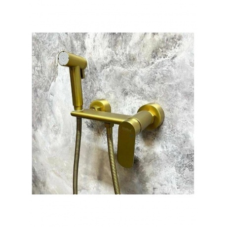 Гигиенический душ со смесителем Haiba матовое золото (HB5516-5) - фото 13