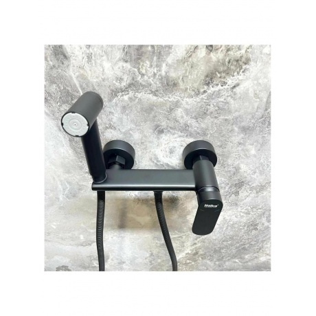Гигиенический душ со смесителем Haiba черный (HB5516-7) - фото 12