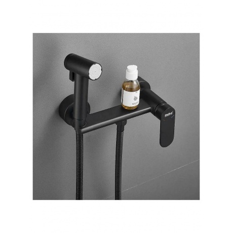 Гигиенический душ со смесителем Haiba черный (HB5516-7) - фото 6