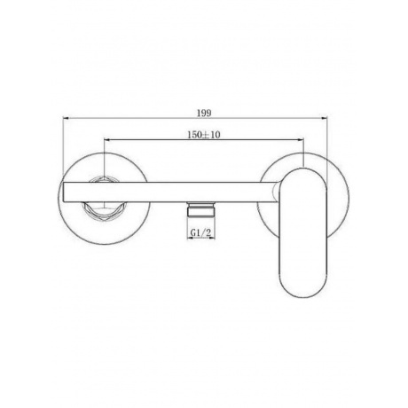Гигиенический душ со смесителем Haiba белый (HB5516-8) - фото 2