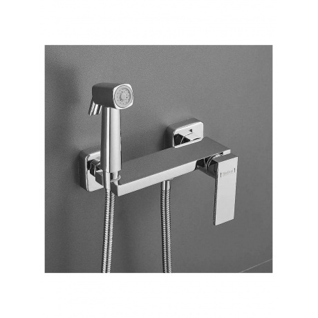 Гигиенический душ со смесителем Haiba хром (HB5517) - фото 4