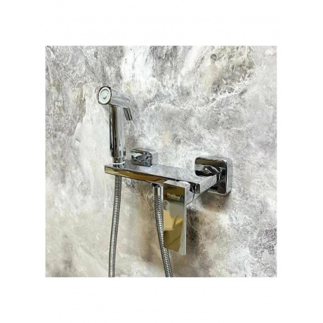 Гигиенический душ со смесителем Haiba хром (HB5517) - фото 9