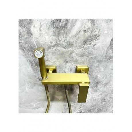 Гигиенический душ со смесителем Haiba матовое золото (HB5517-5) - фото 12
