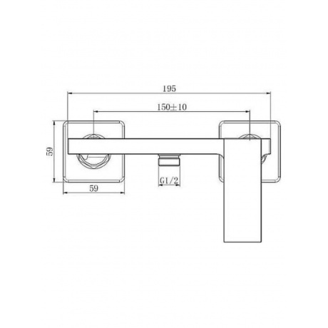 Гигиенический душ со смесителем Haiba черный (HB5517-7) - фото 2