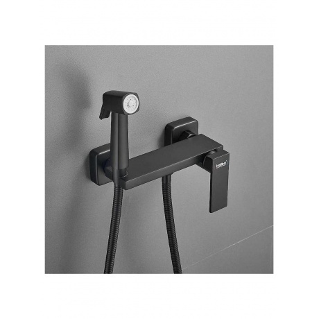 Гигиенический душ со смесителем Haiba черный (HB5517-7) - фото 4