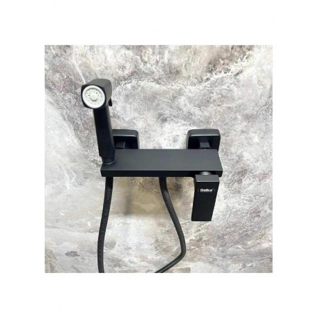 Гигиенический душ со смесителем Haiba черный (HB5517-7) - фото 9