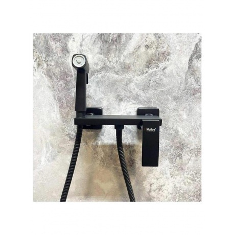 Гигиенический душ со смесителем Haiba черный (HB5517-7) - фото 10