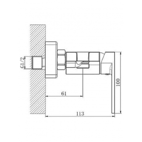 Гигиенический душ со смесителем Haiba белый (HB5517-8) - фото 3