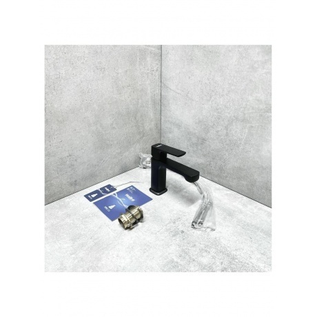 Смеситель для раковины HAIBA черный (HB10512-7) - фото 6