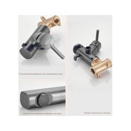 Смеситель с гигиенической лейкой HAIBA (HB5518-7) - фото 14