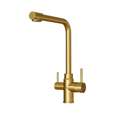 Смеситель для кухни 35k MIXLINE MLSS-0320G подкл.к фильтру, ЗОЛО...