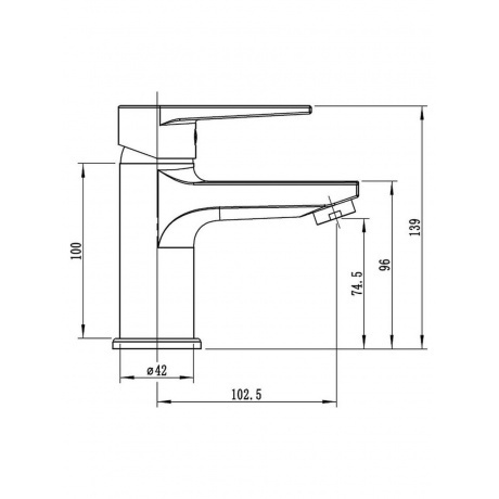 Смеситель для раковины ESKO Budapest (BT26M) - фото 2