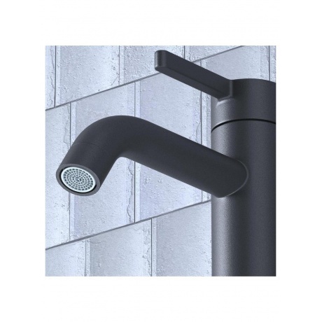 Смеситель VODA &quot;Vessel Black&quot; для раковины, черный (VSL26B) - фото 9