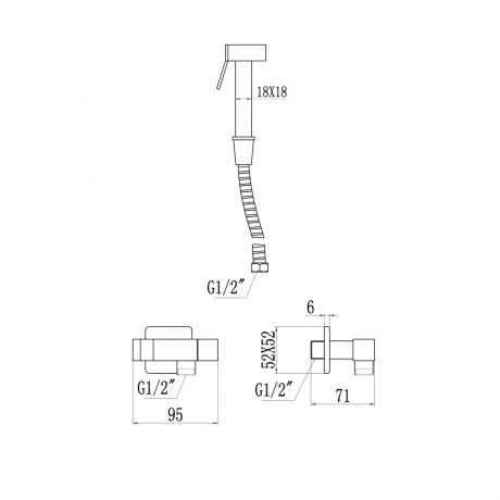 Смеситель для биде Savol S-FXQ009Q - фото 2