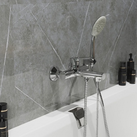 Смеситель для ванны 35k MIXLINE ML22-01 "Round" (550745) - фото 5