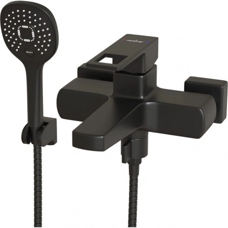 Смеситель для ванны 35k MIXLINE ML34-01 "Solo Black" (553195)