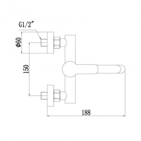 Смеситель для ванны Fmark (FS8206Q) - фото 11