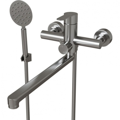 

Смеситель для ванны и раковины 35k MIXLINE MLSS32-02 "Stainless" нерж. (552271)