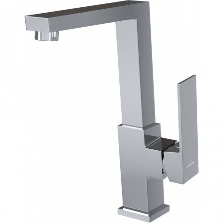 

Смеситель для кухни 25k MIXLINE ML20-032 "Quadro" высокий излив боковая ручка (550737)