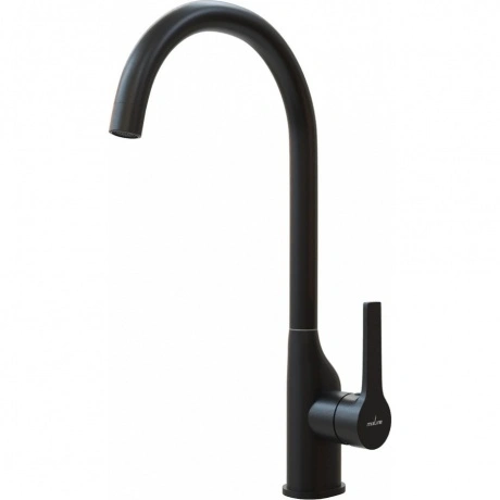 Смеситель для кухни 35k MIXLINE ML23-032 "Round Black" высокий и...