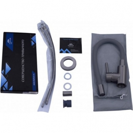 Смеситель для кухни FASHUN графит/серый (A54101N-17A) - фото 2