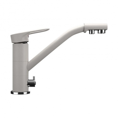 Смеситель для кухни ULGRAN Classic белый (U-010-331)