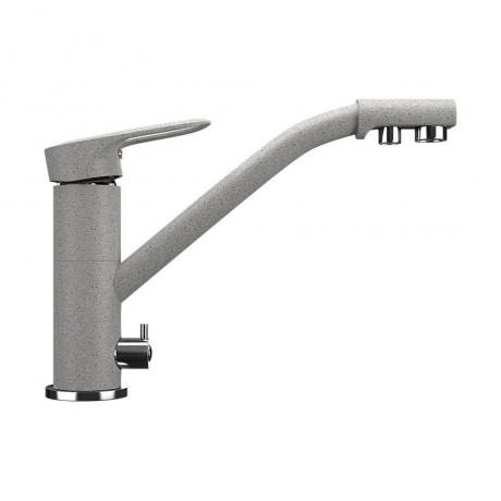Смеситель для кухни ULGRAN Classic серый (U-010-310) - фото 1