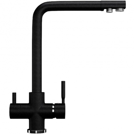 Смеситель для кухни ULGRAN Classic черный (U-016-308)