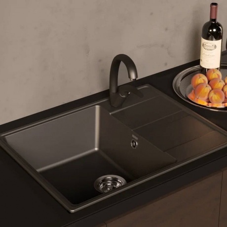 Смеситель для кухни ULGRAN Quartz космос (UQ-007-08) - фото 2