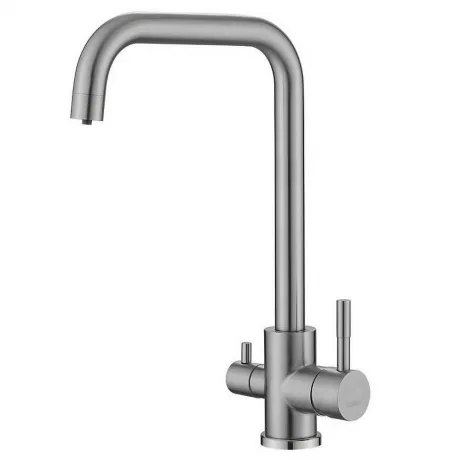 Смеситель для кухни с подключением фильтра воды Haiba хром (HB43...