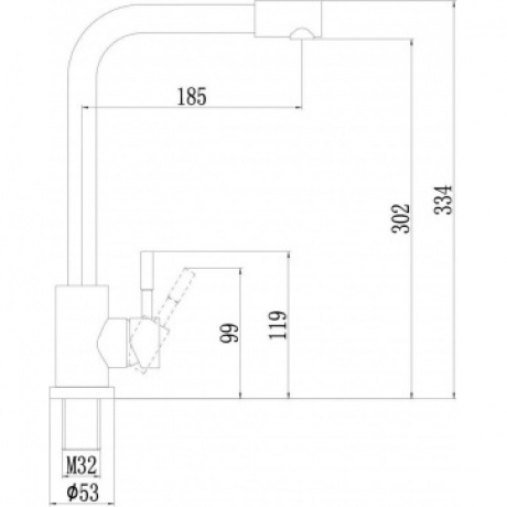 Смеситель для кухонной мойки Fmark (FS8233C) - фото 3