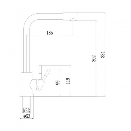 Смеситель для кухонной мойки Fmark (FS8233H) - фото 2