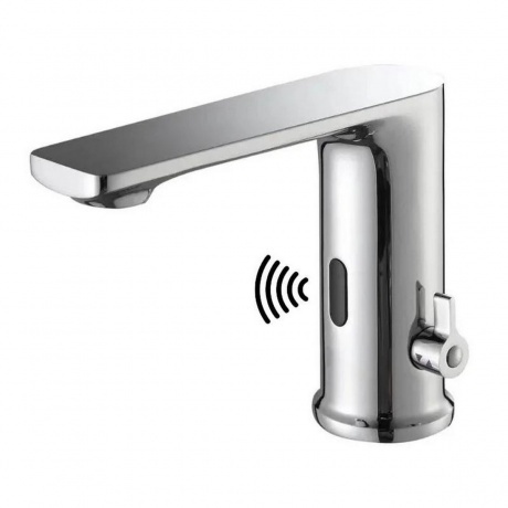 Смеситель для раковины BELZ сенсорный хром (B523) - фото 2
