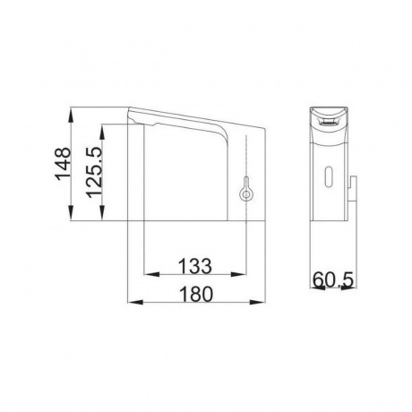 Смеситель для раковины BELZ сенсорный черный (B524-7) - фото 2
