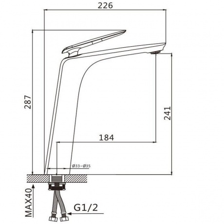 Смеситель для раковины Savol (S-JD9211Q) - фото 6