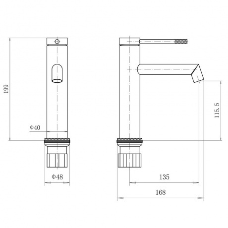 Смеситель для умывальника FASHUN (A51133) - фото 2