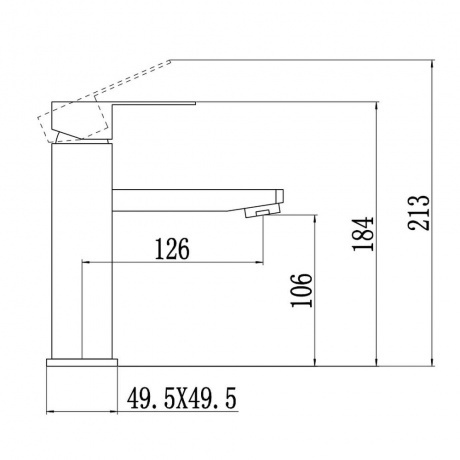 Смеситель для умывальника Fmark (FS8101C) - фото 2