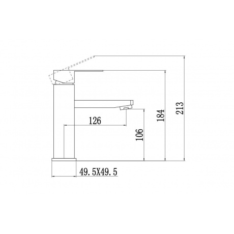 Смеситель для умывальника Fmark (FS8101Q) - фото 2