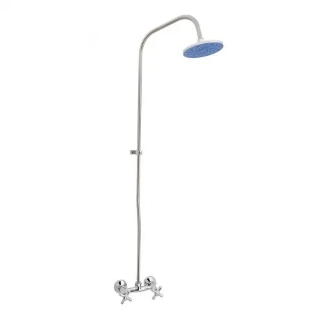 Смеситель Славен для душа со стационарной пластиковой душевой се...