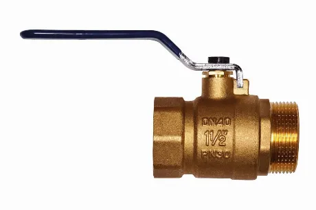 Кран шаровой RM-L ВР-НР 1 1/2 муфтовый ручка Ду40 Ру30 (11Б27п1)