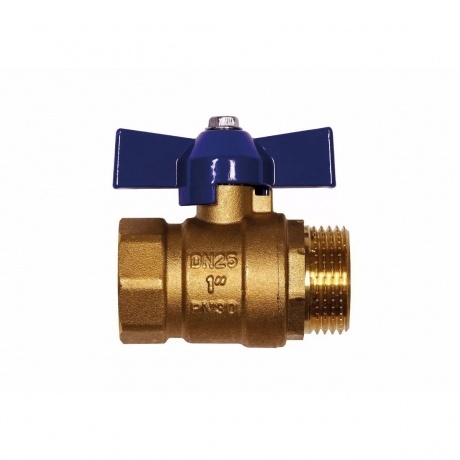 

Кран шаровой RM-L ВР-НР 1 муфтовый бабочка Ду25 Ру30 (11Б27п1)